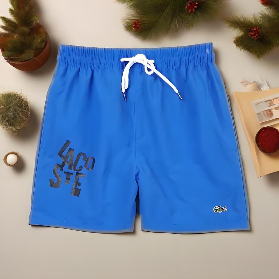 LACOSTE Men's Shorts | Classic Blue | Breathable & Casual