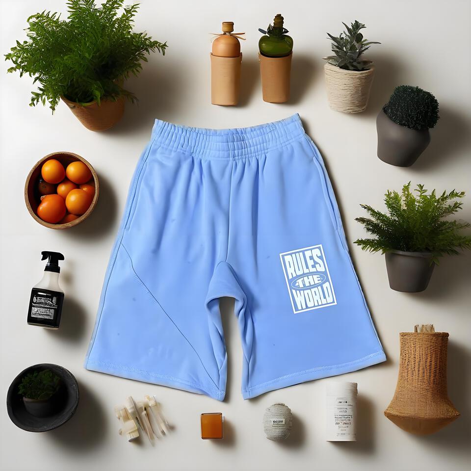 Light Blue Cotton Shorts That Rule The World