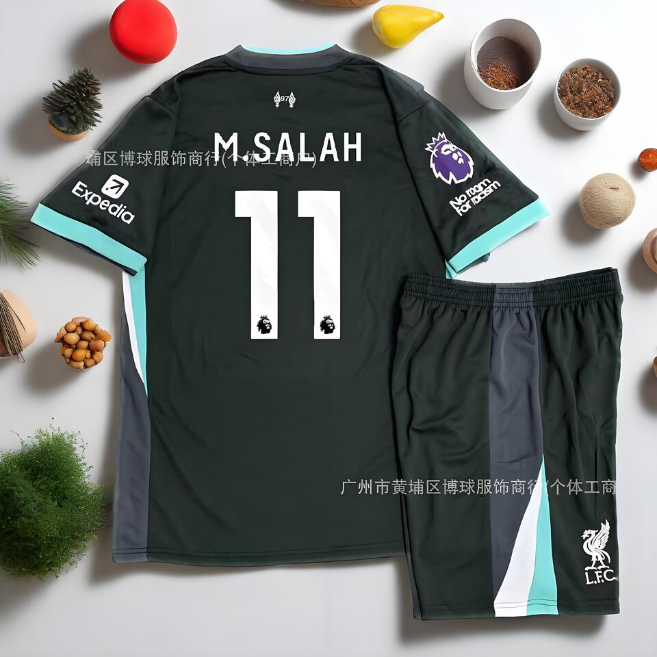 Liverpool Dark Green Breathable Football Kit