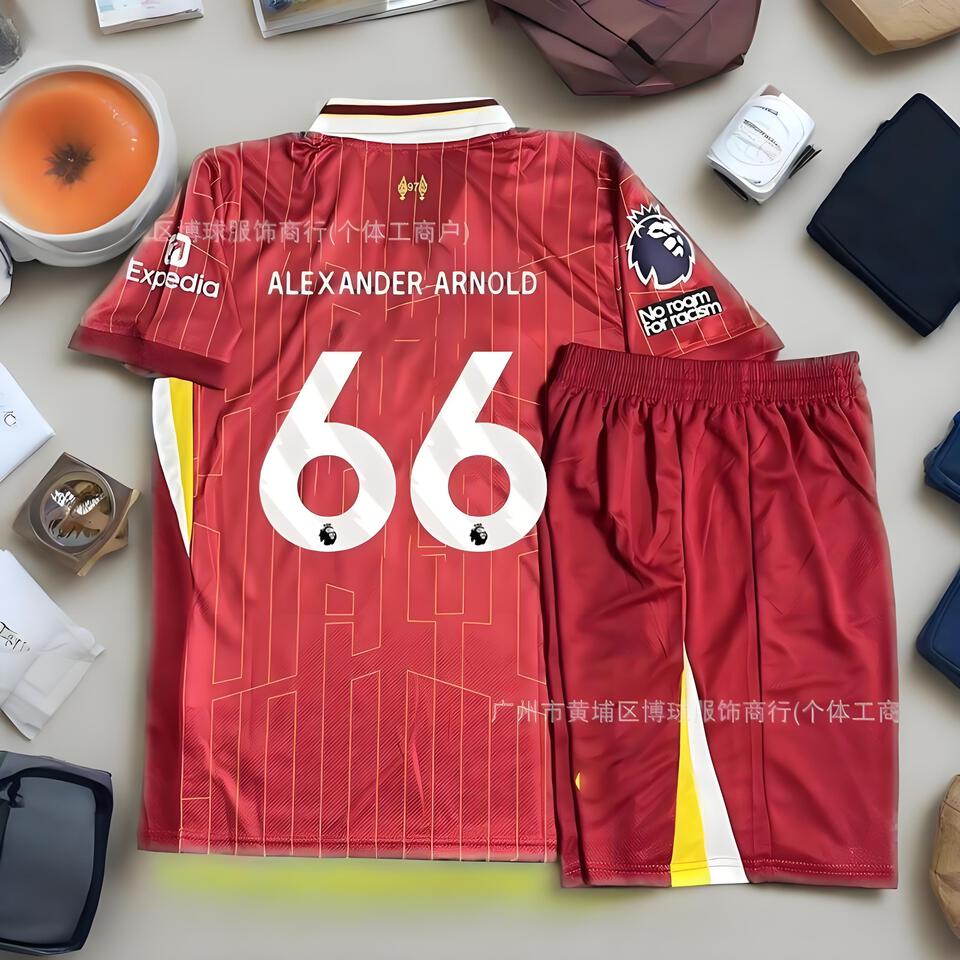 Liverpool FC Red Jersey Kit Men Women Breathable Sports Fashion