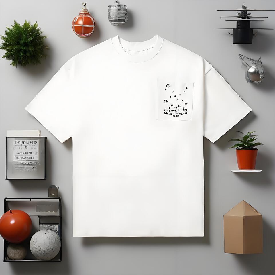 Loose Cotton Digital Print Short Sleeve T-Shirt