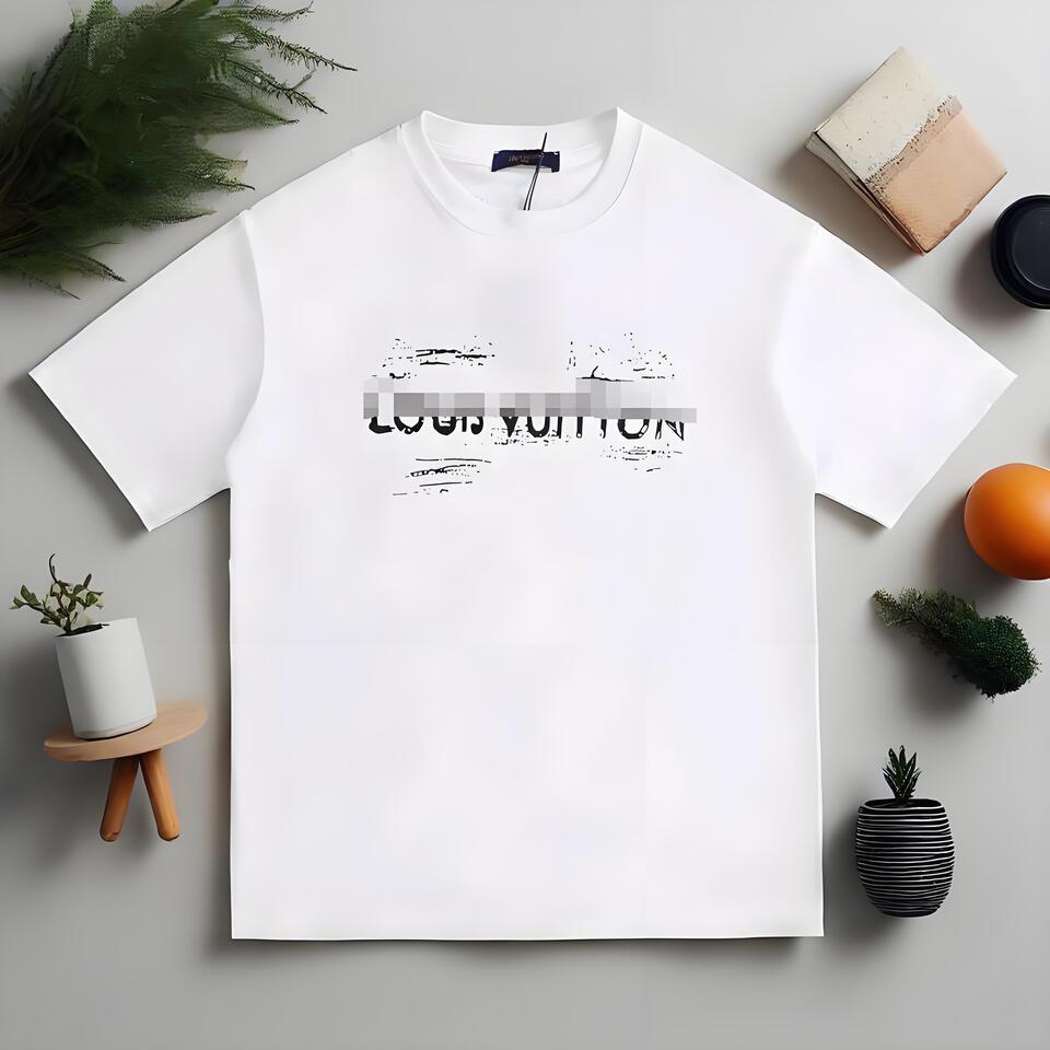 Louis Vuitton White Graffiti Print Cotton Oversized T-Shirt