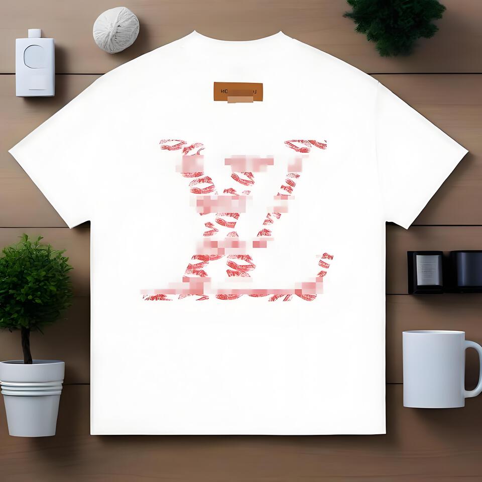 Louis Vuitton White Oversized Cotton Unisex Street T-Shirt