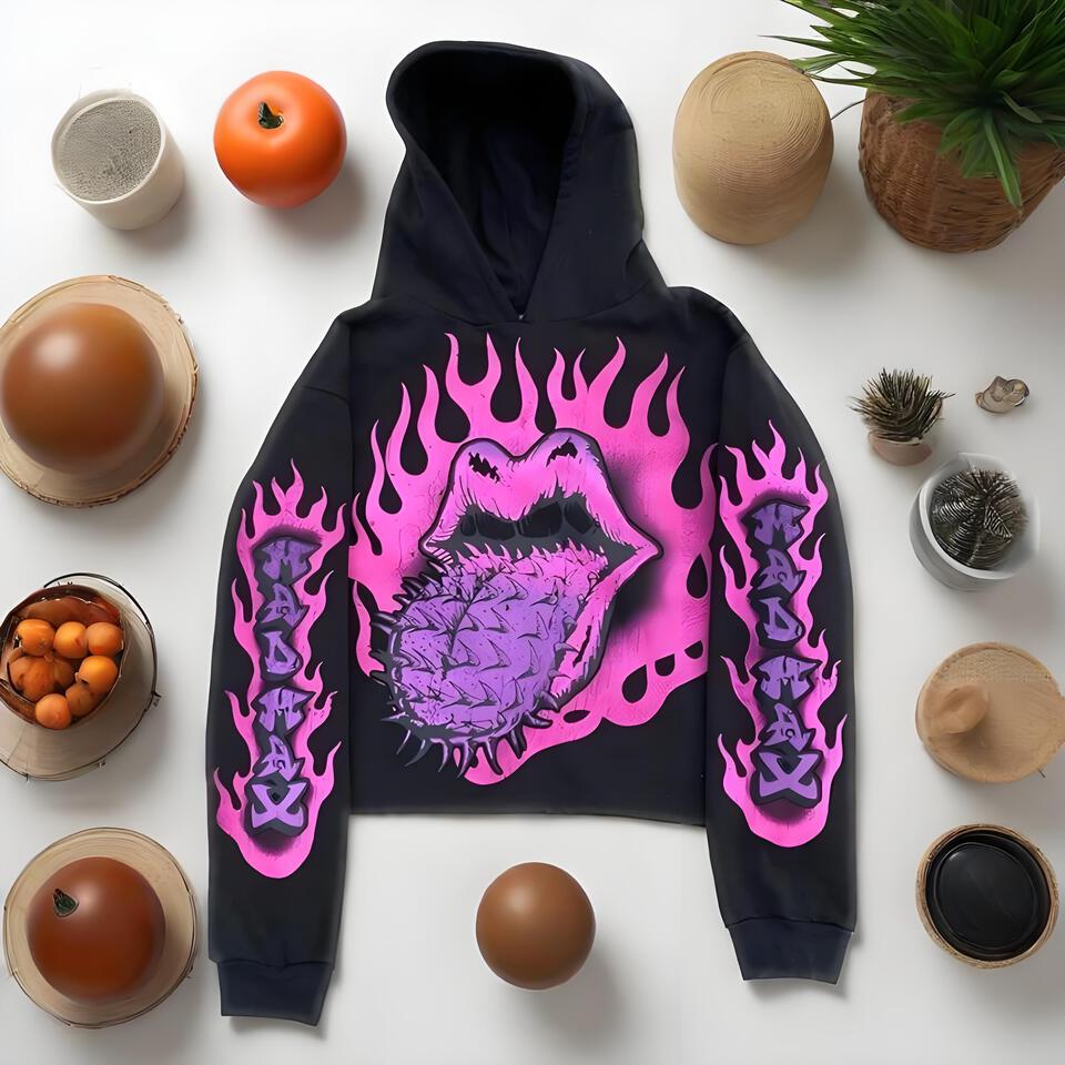 Mad Max Black Cotton Unisex Street Hoodie