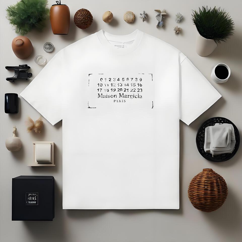 Maison Margiela White Oversized Cotton T-Shirt Unisex