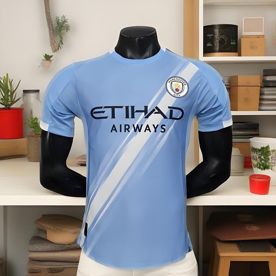 Manchester City Light Blue Breathable Quick-Dry Men's & Women's Football Jersey