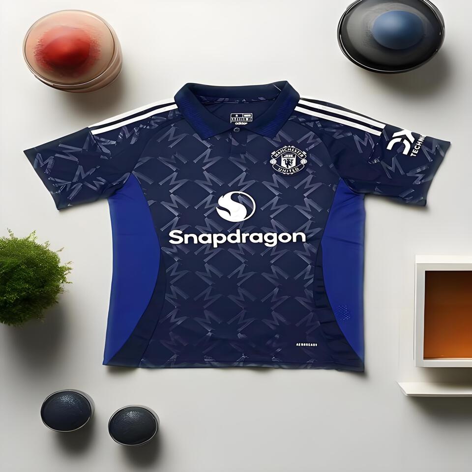 Manchester United Dark Blue Football Jersey | Authentic Replica Kit