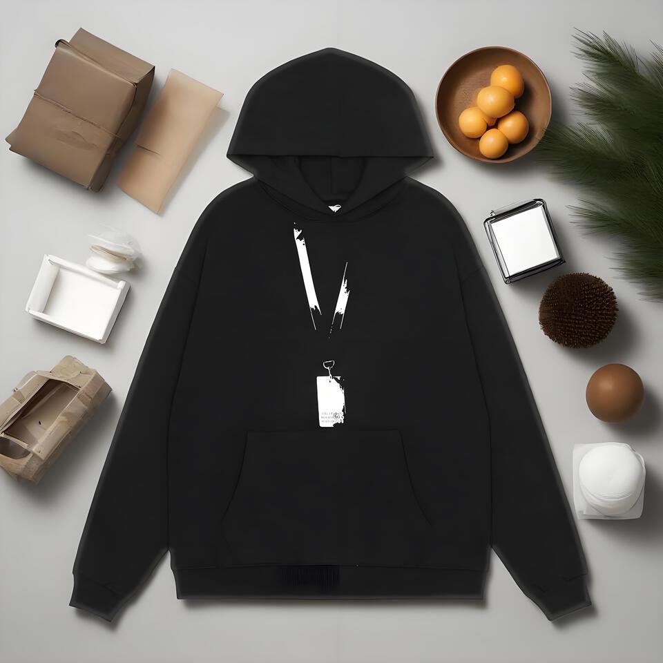 Medicom Toy Black Cotton Street Hooded Sweatshirt