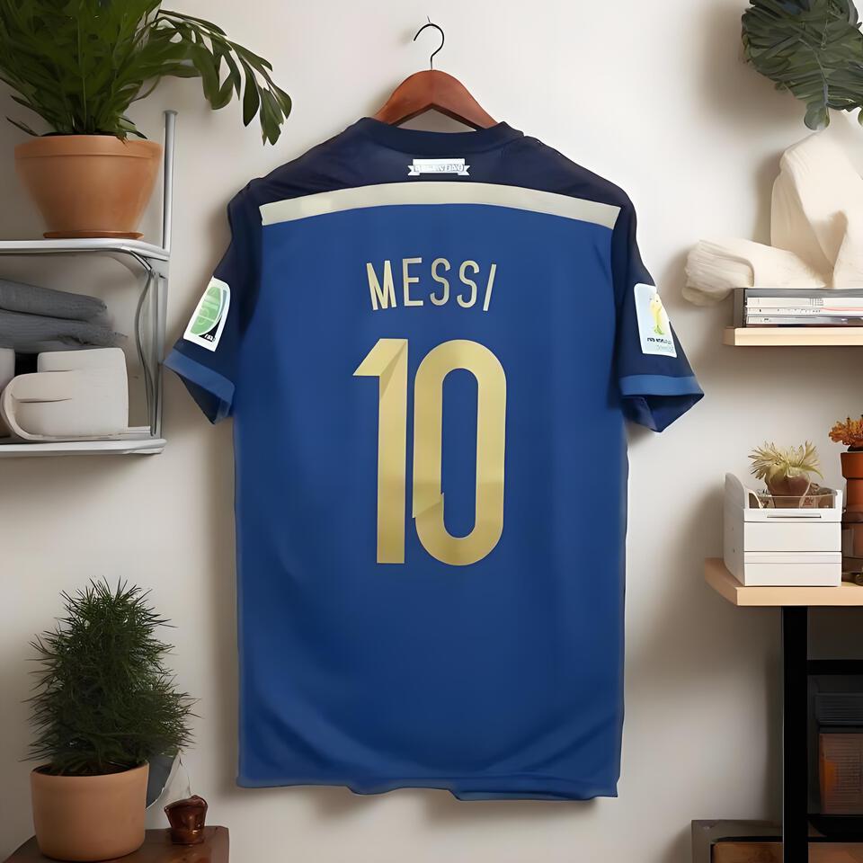 Messi Argentina 10 Blue Breathable Soccer Jersey - Quick Dry Football Shirt