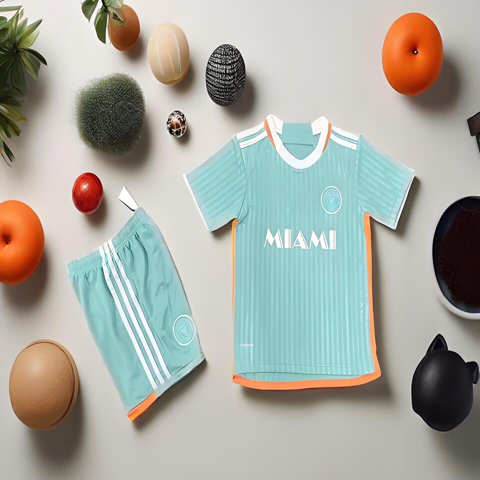 MIAMI Light Blue Breathable Casual Sportswear Set