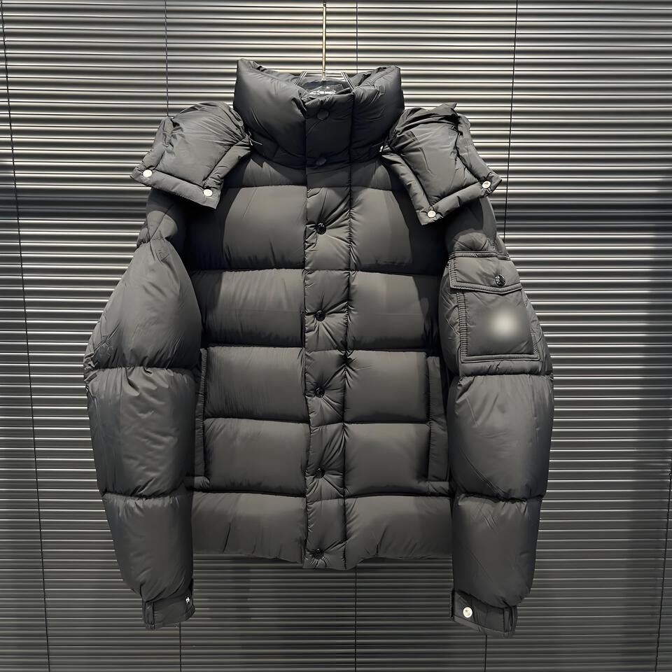 Moncler Black Classic Unisex Down Jacket Windproof Warm