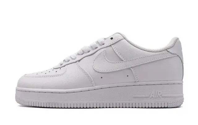 Nike Air Force 1 White Leather Low Top Sneakers for Men Women