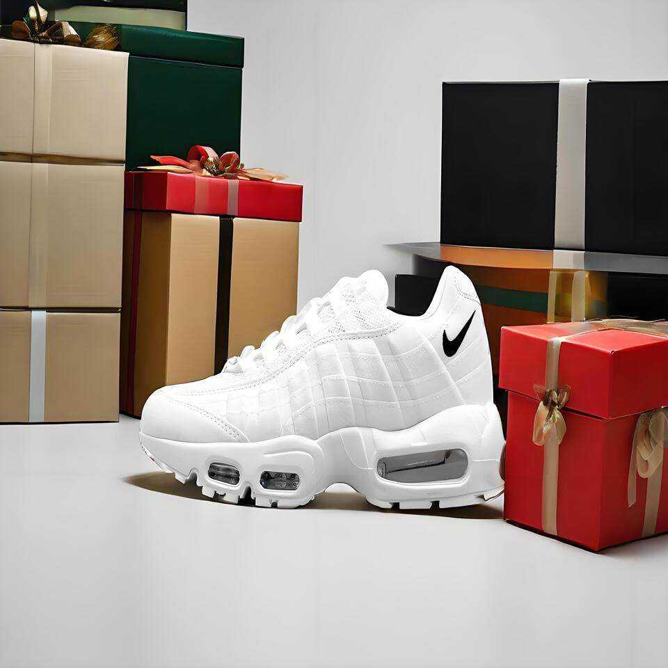 Nike Air Max 95 OG 'White Black' Retro Sneakers