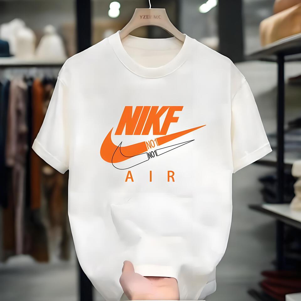 Nike Air No1 White Cotton Street T-Shirt