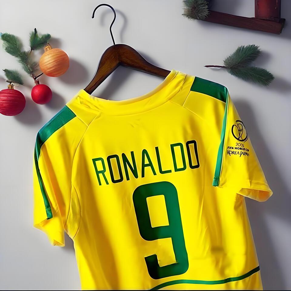 Nike Brazil 2002 Ronaldo Jersey Vintage Football Shirt