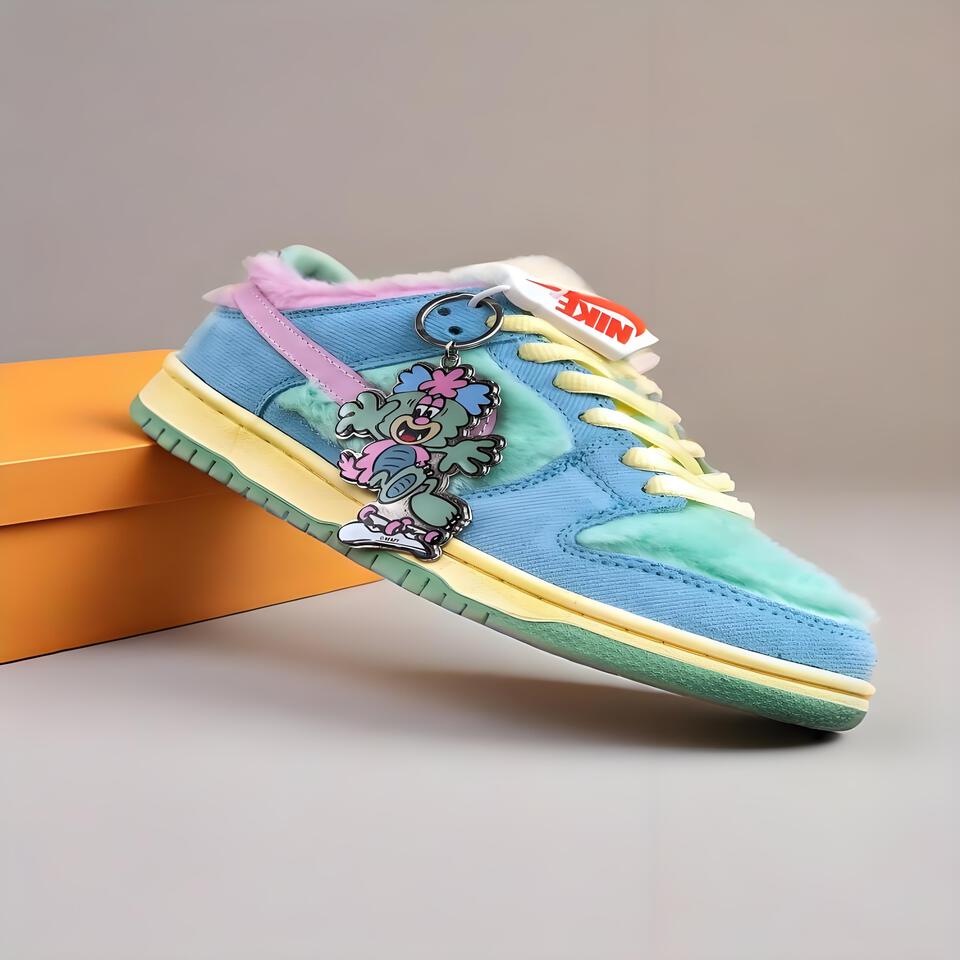 Nike Dunk SB Corduroy Multi-Color Casual Sneakers