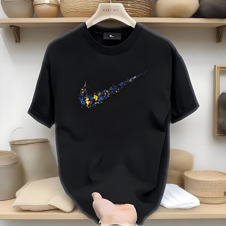 Nike Graffiti T-Shirt Unisex Street Style Cotton Tee