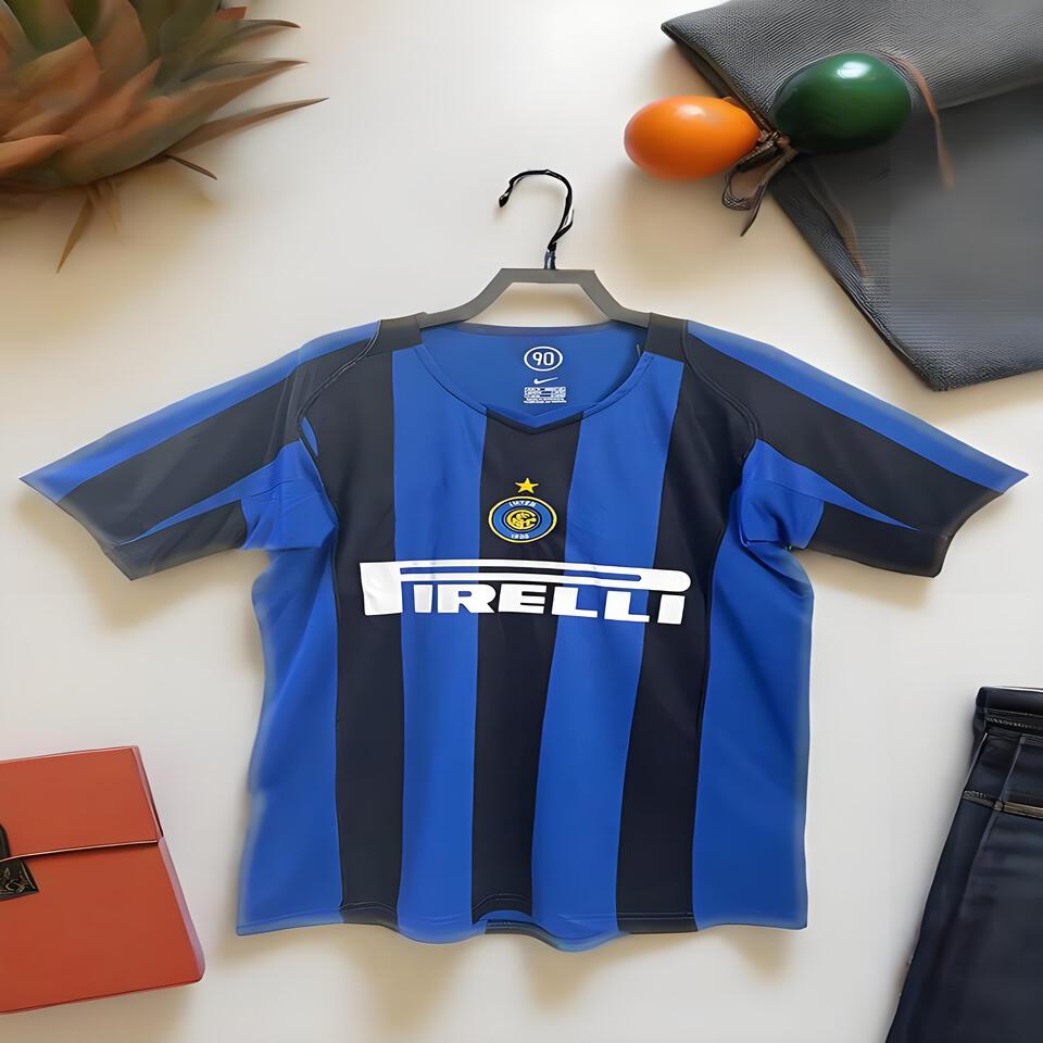 NIKE Inter Milan Blue Black Stripe Men Women Breathable Soccer Jersey
