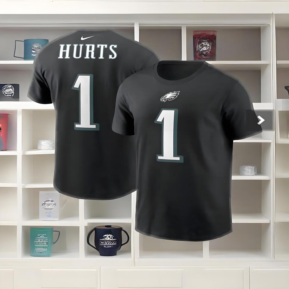 Nike NFL Black Sport Tee - Men's Football T-Shirt, Official Team Logo, Dry Fit