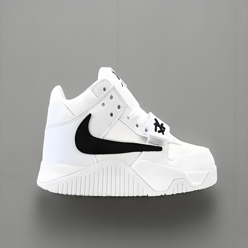 Nike SB Delta Force Skate Shoes - Unisex White Black Classic Skateboarding Sneakers