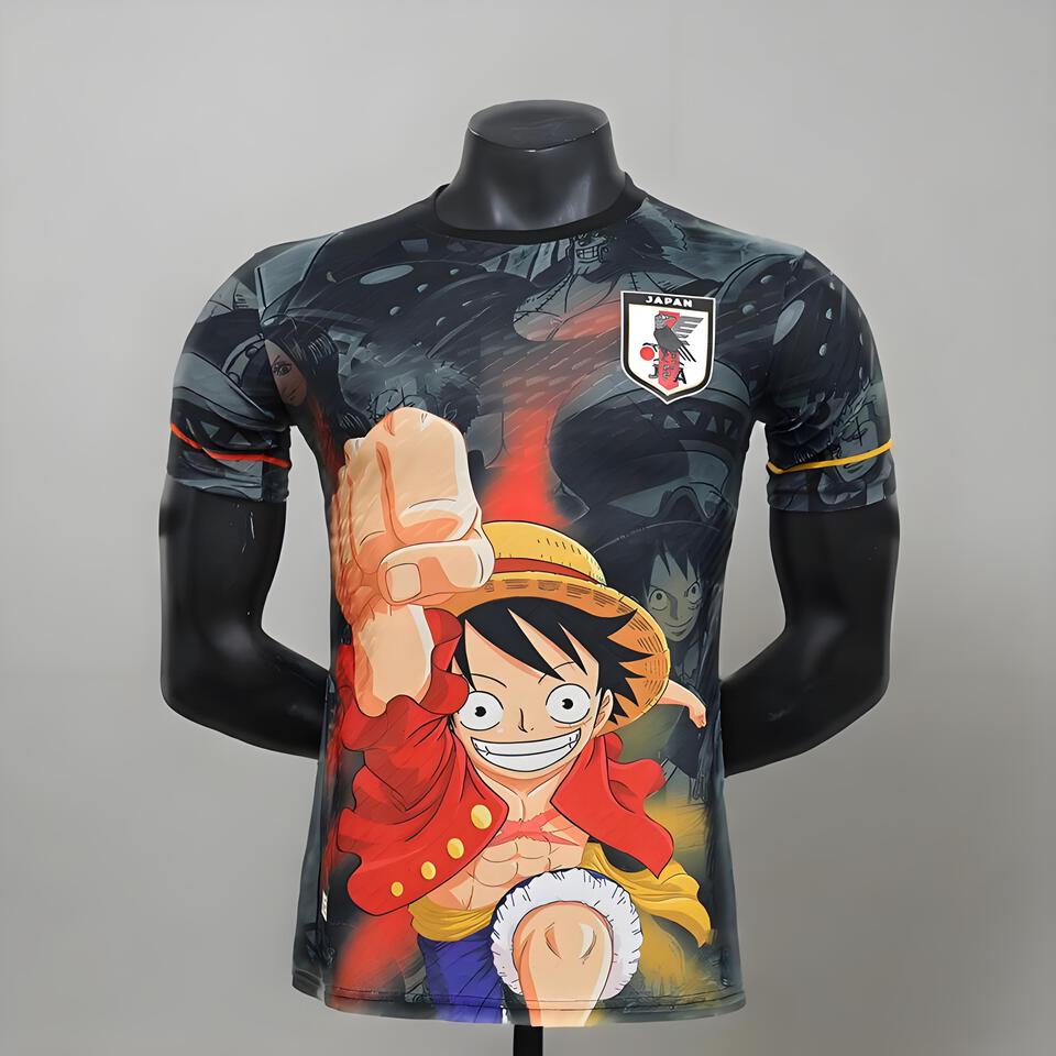 One Piece Black Graphic Tees for Men and Women - Breathable Cotton Anime T-Shirt