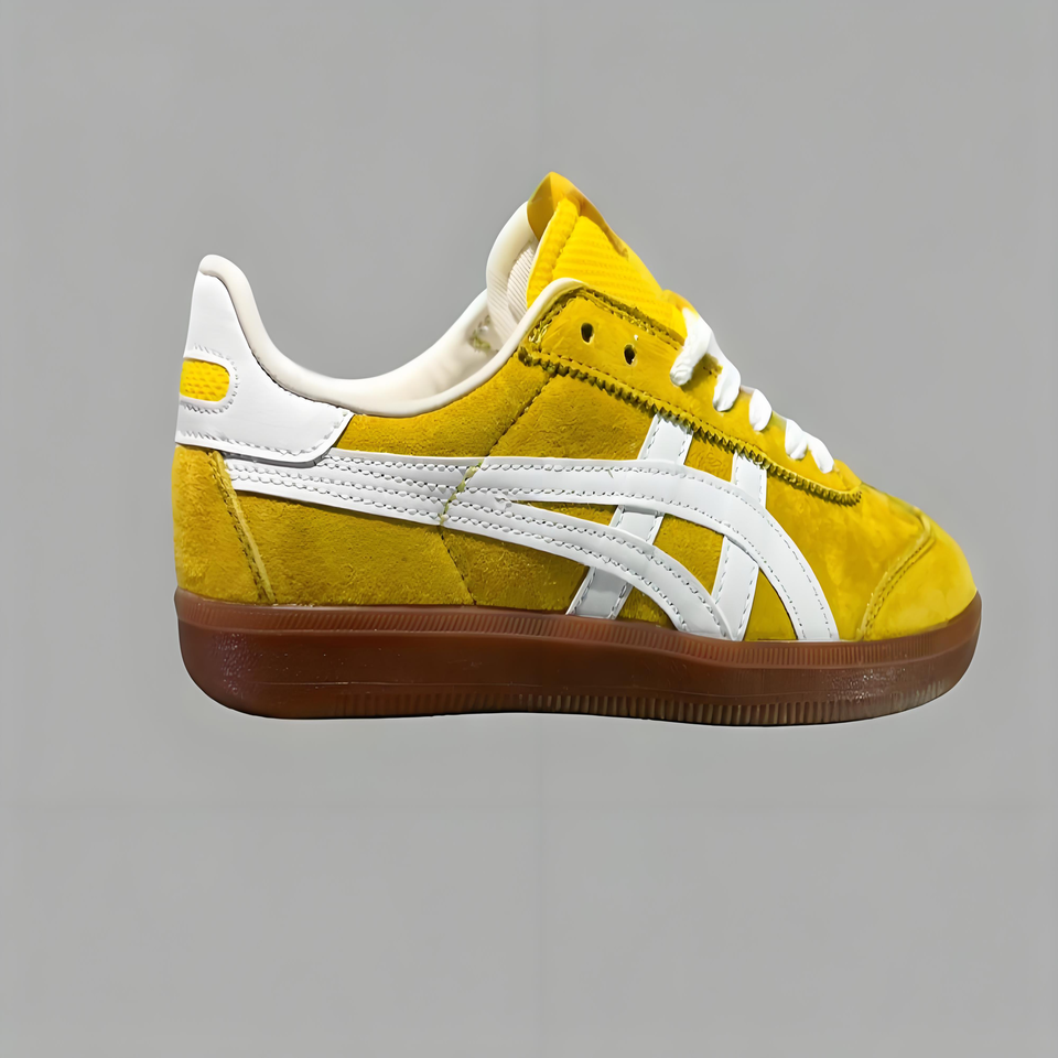 Onitsuka Tiger GSM Sunset Yellow Suede Vintage Sneakers