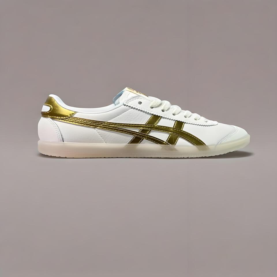 Onitsuka Tiger GSM White Gold Retro Sneakers Vintage Athletic Shoes