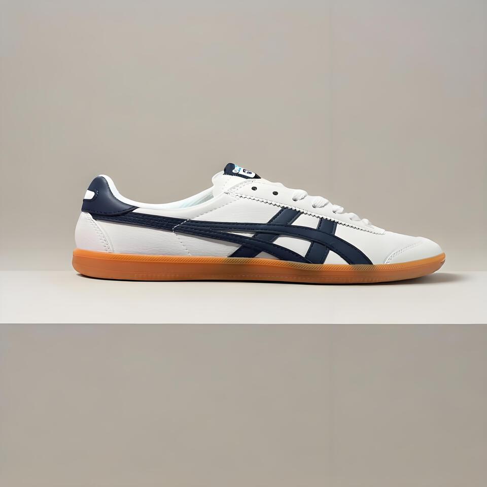 Onitsuka Tiger Mexico 66 White Blue Orange Leather Sneakers