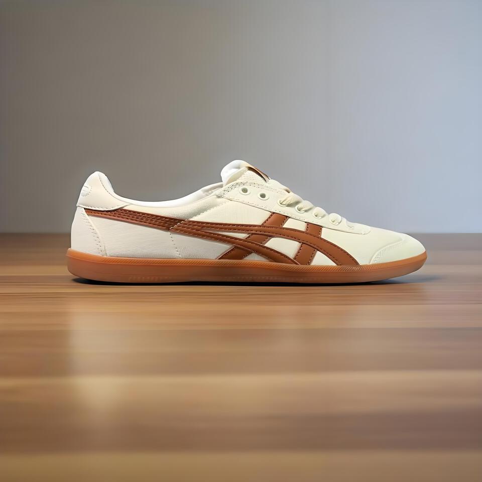 Onitsuka Tiger Mexico 66 White Brown Canvas Vintage Sneakers