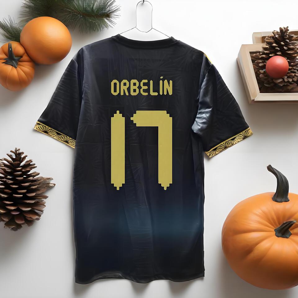 Orbelin Black Gold Sport Tee: Men's Athletic T-Shirt for Training & Casual Wear