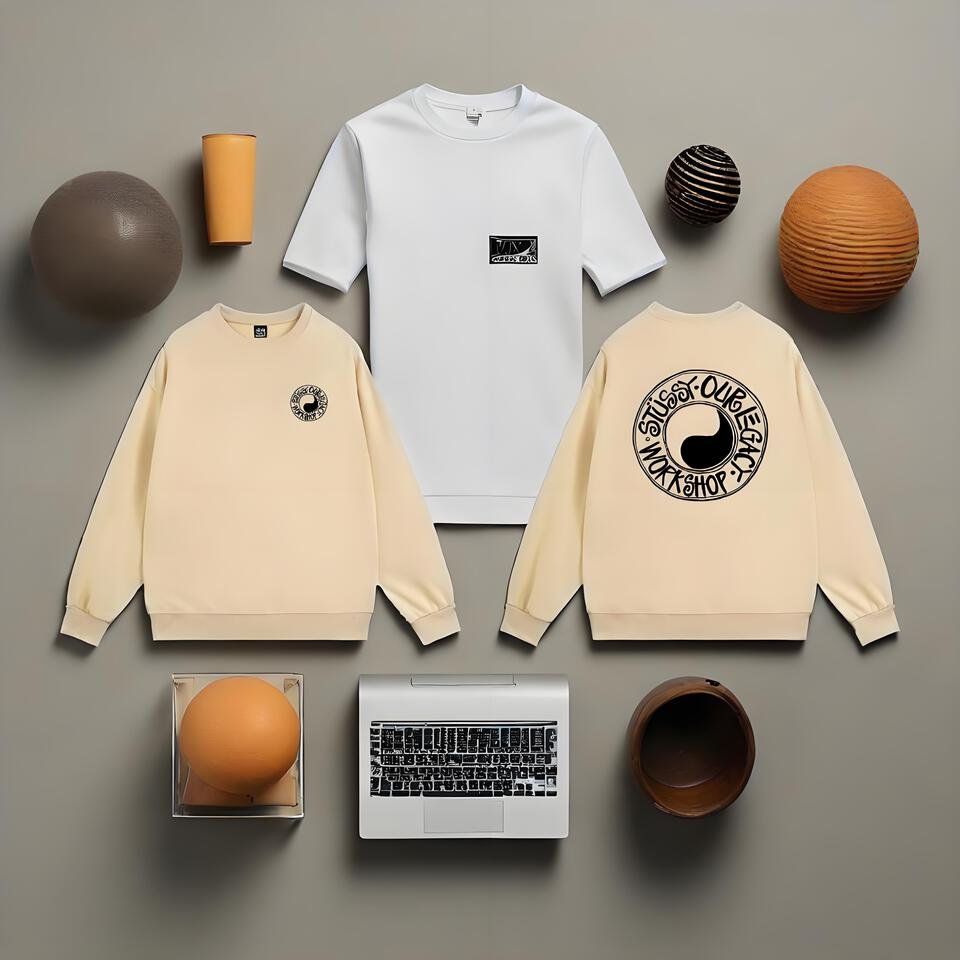 OUR LEGACY WORKSHOP Off-White Cotton Relaxed Crewneck Sweatshirt