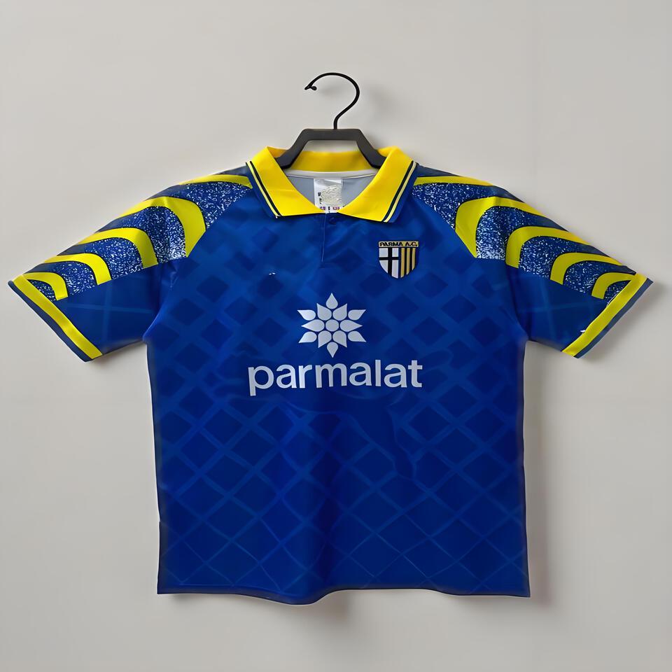 Parmalat Retro Vintage Football Blue T-Shirt 90s Classic Soccer Jersey Tee