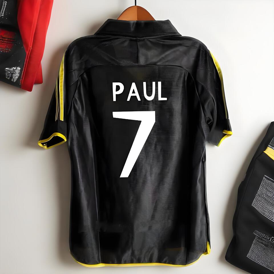 PAUL 7 Black Yellow Stripe Quick-Dry Mesh Short Sleeve Tee | Trendy Streetwear