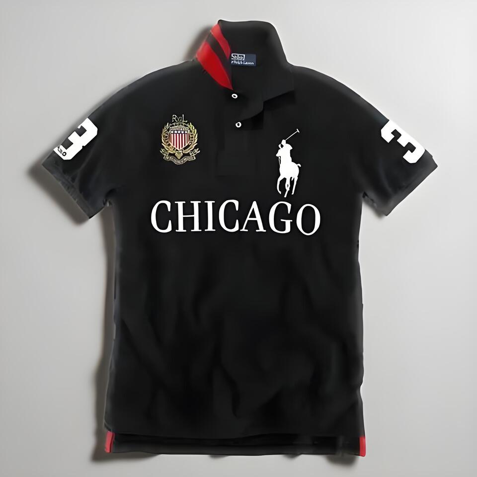 Polo Ralph Lauren Black Classic Cotton Breathable Unisex Polo Shirt