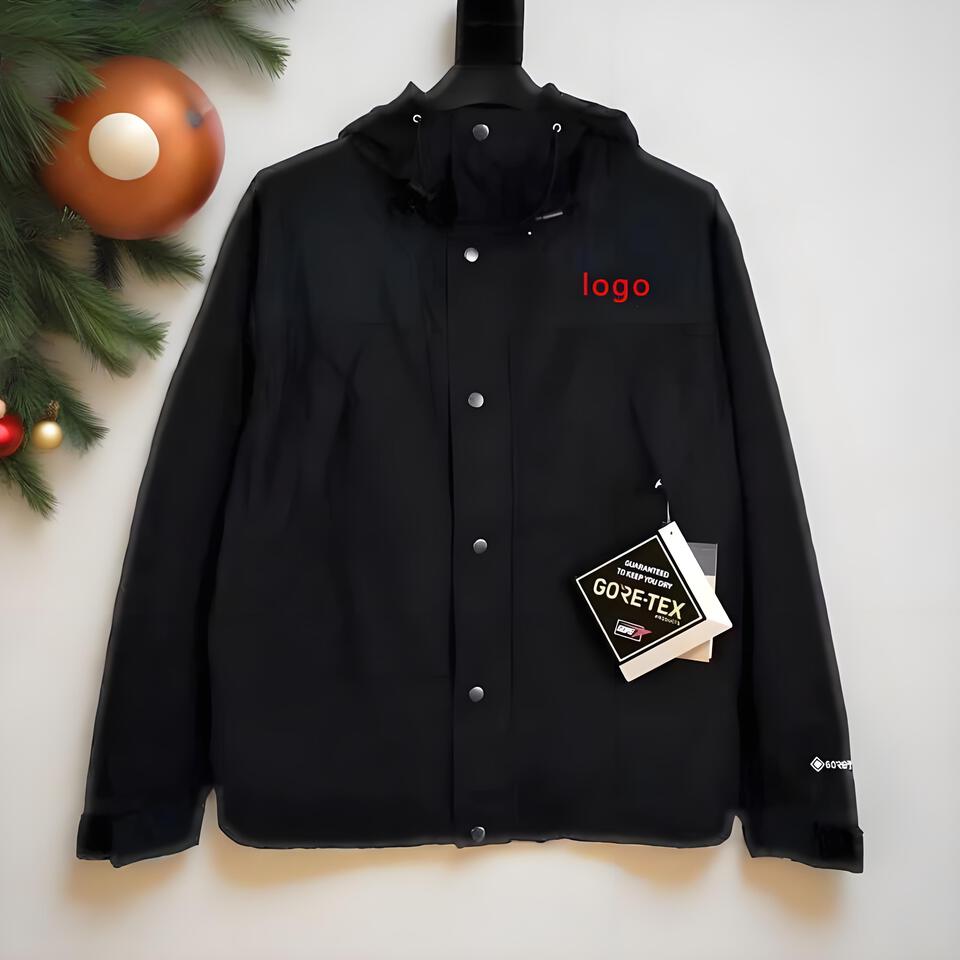 Polo Ralph Lauren Black Gore-Tex Waterproof Hooded Unisex Coat