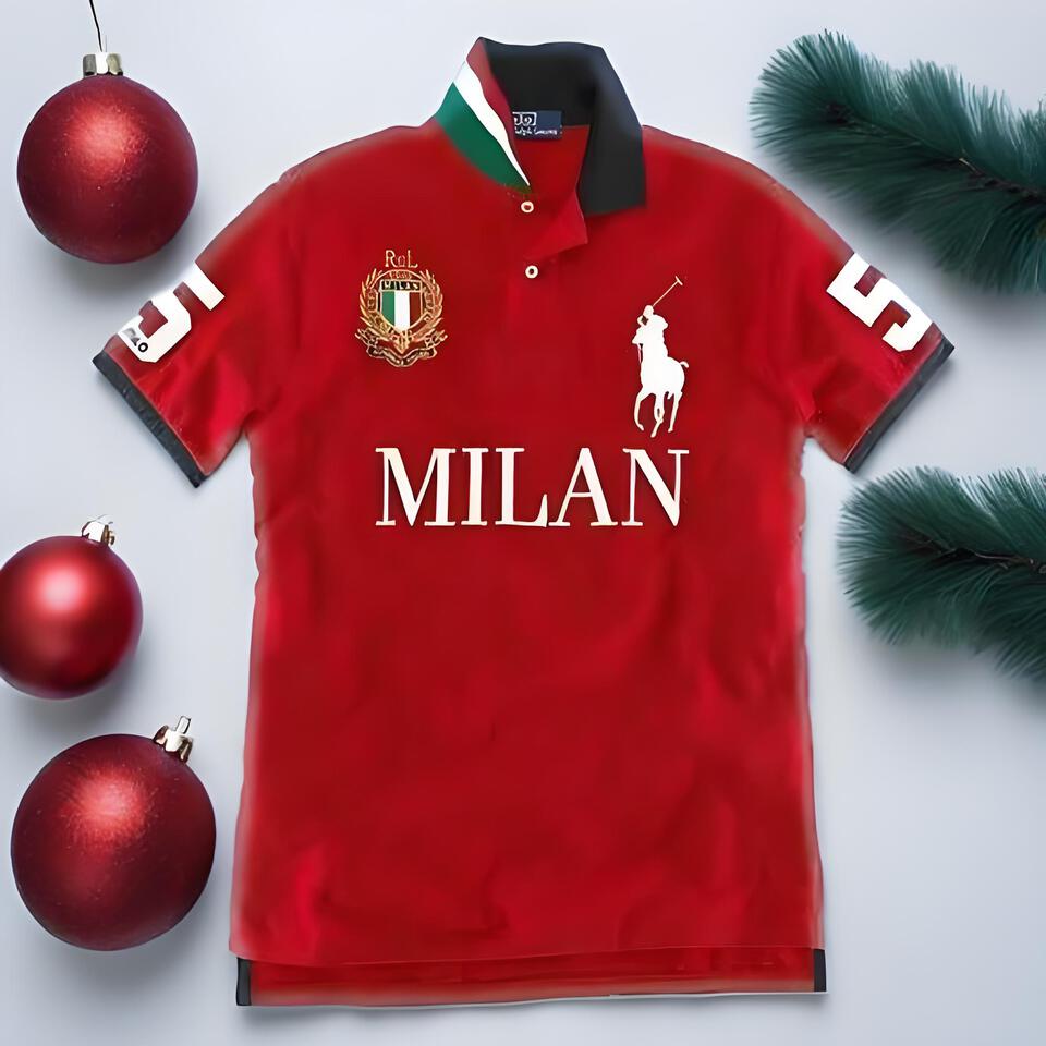 Polo Ralph Lauren Men's & Women's Red Cotton Pique T-Shirt