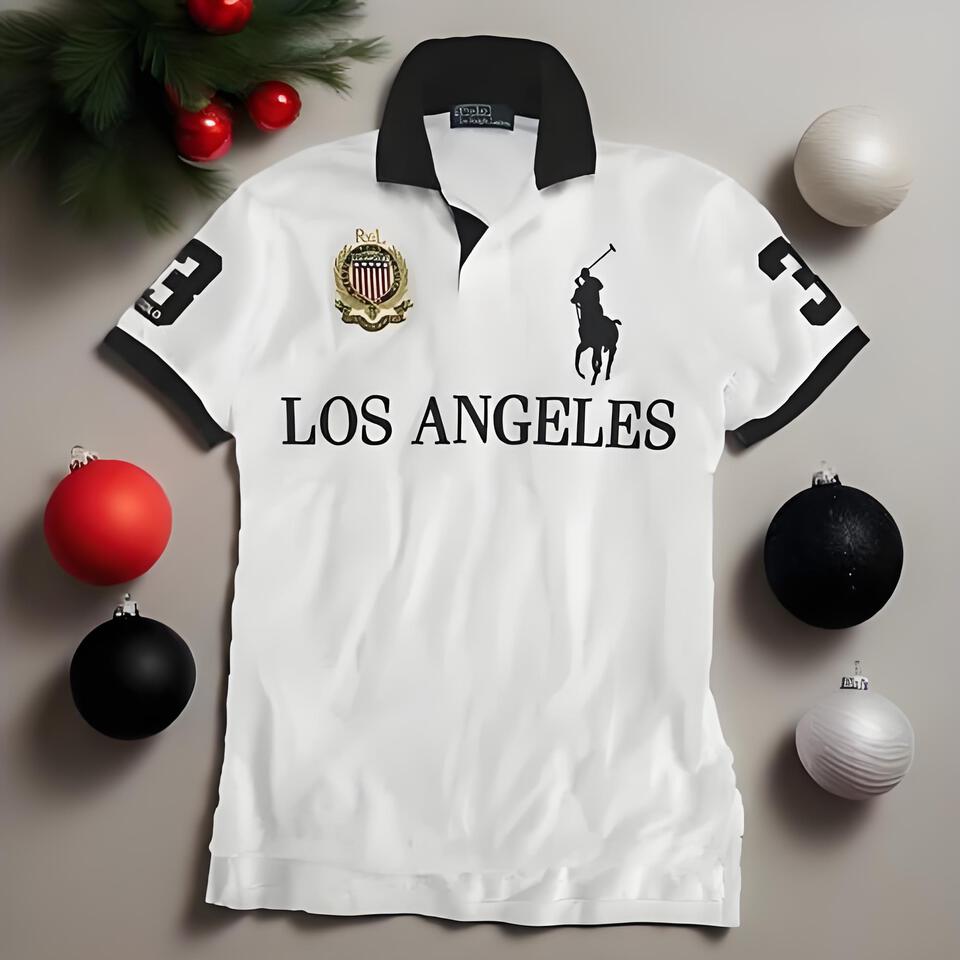 Polo Ralph Lauren White Cotton Classic Emblem Unisex Polo Shirt