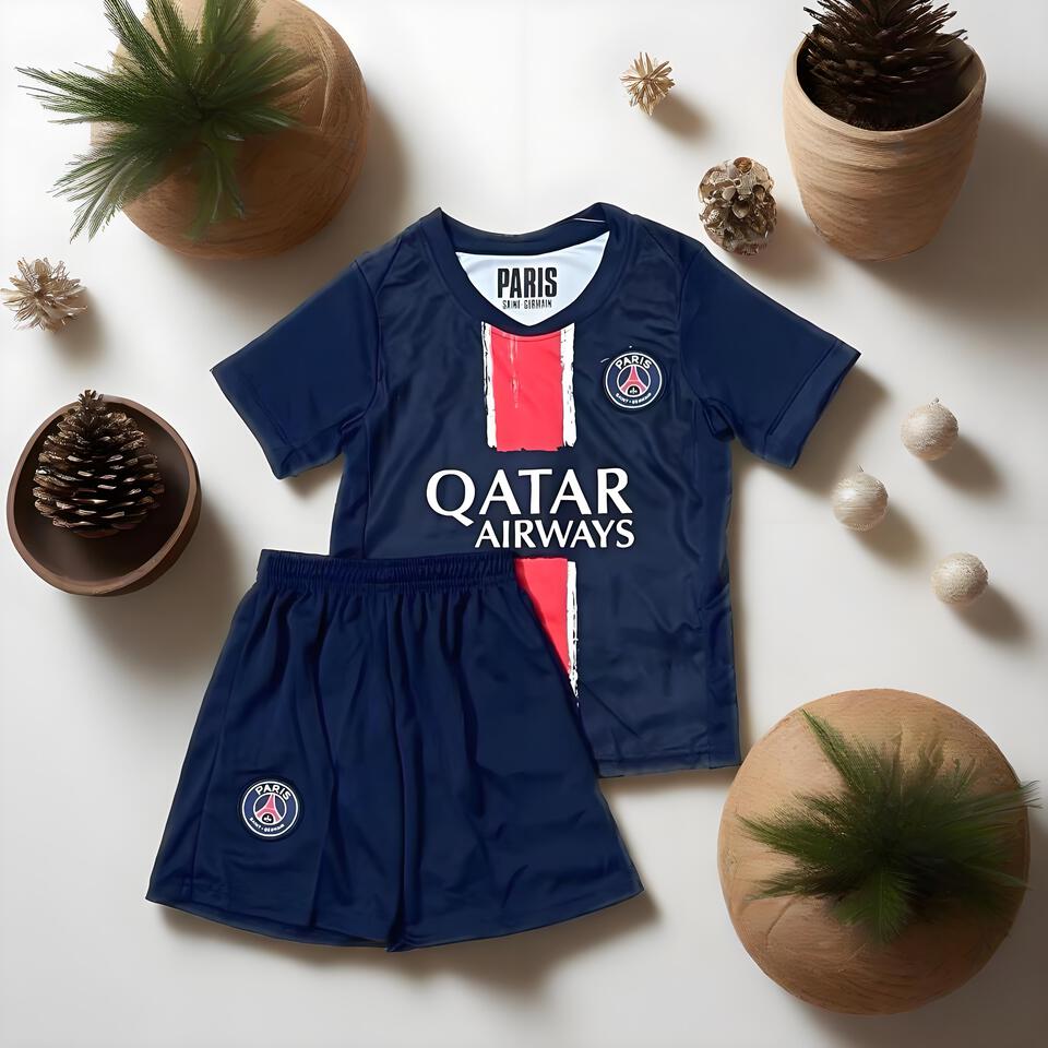 PSG Kids Sport Set Navy - Official Paris Saint-Germain Football Kit for Children