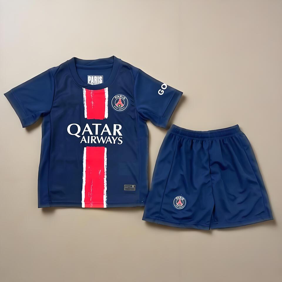 PSG Navy Breathable Kids Sportswear - Classic Athletic Outfit for Children