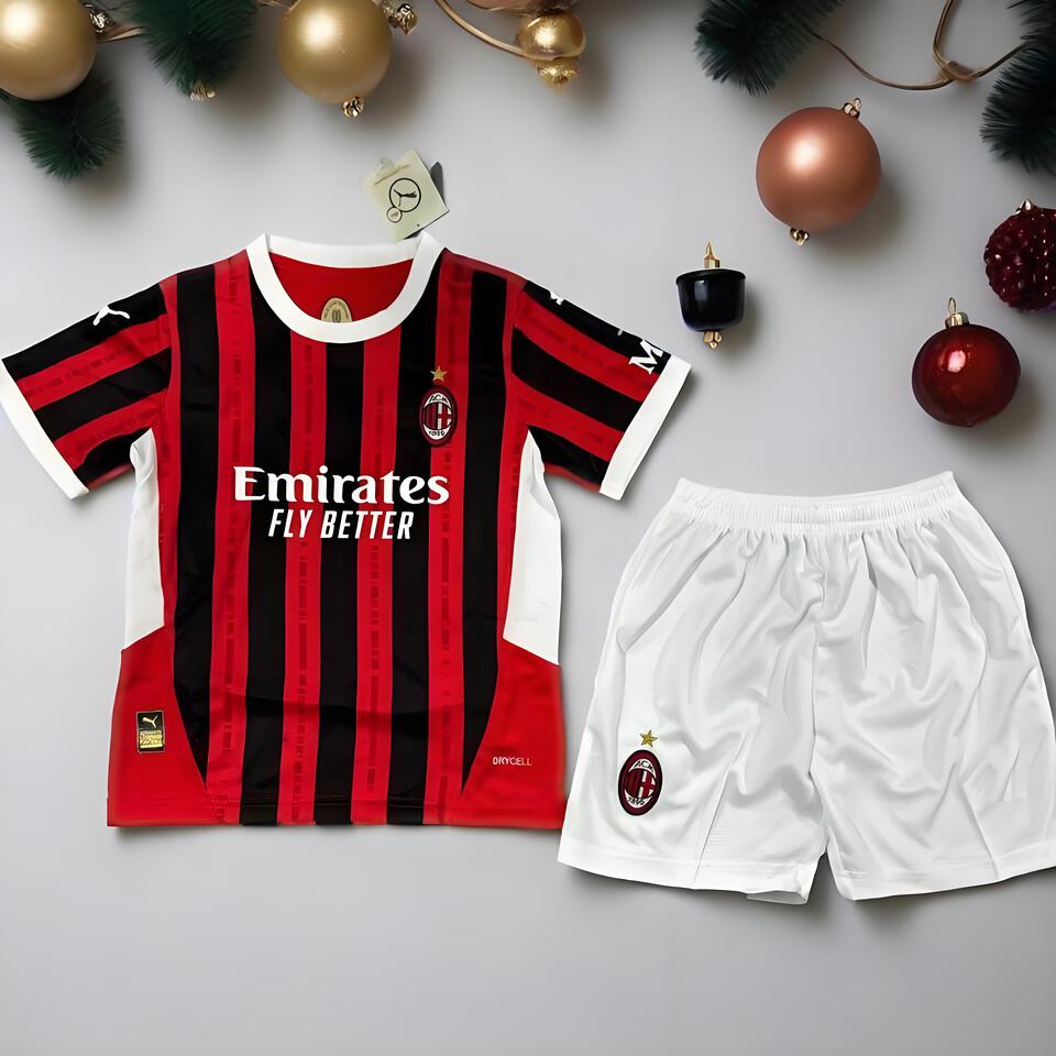 Puma AC Milan Drycell Sports Jersey Set - Official Replica Kit