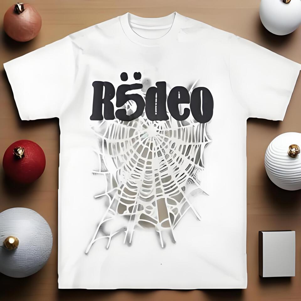 R5deo Loose Fit White Cotton Short Sleeve T-Shirt