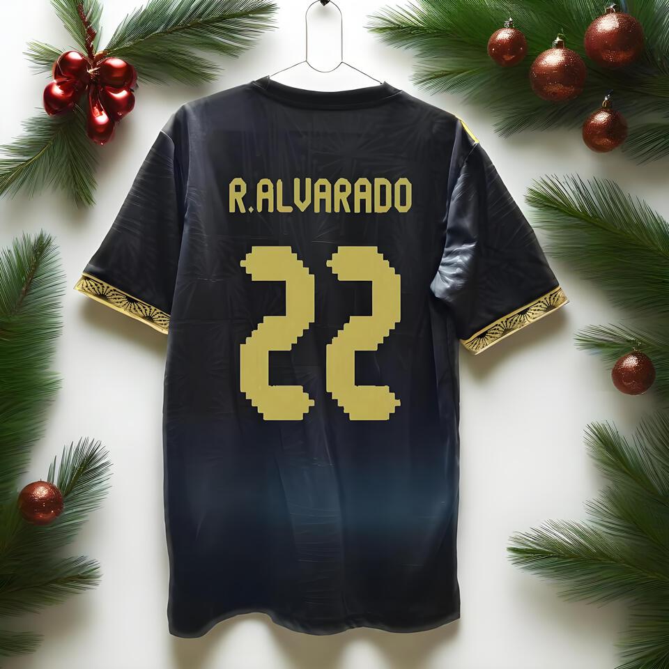 R.ALVARADO Black & Yellow Breathable Trendy T-Shirt