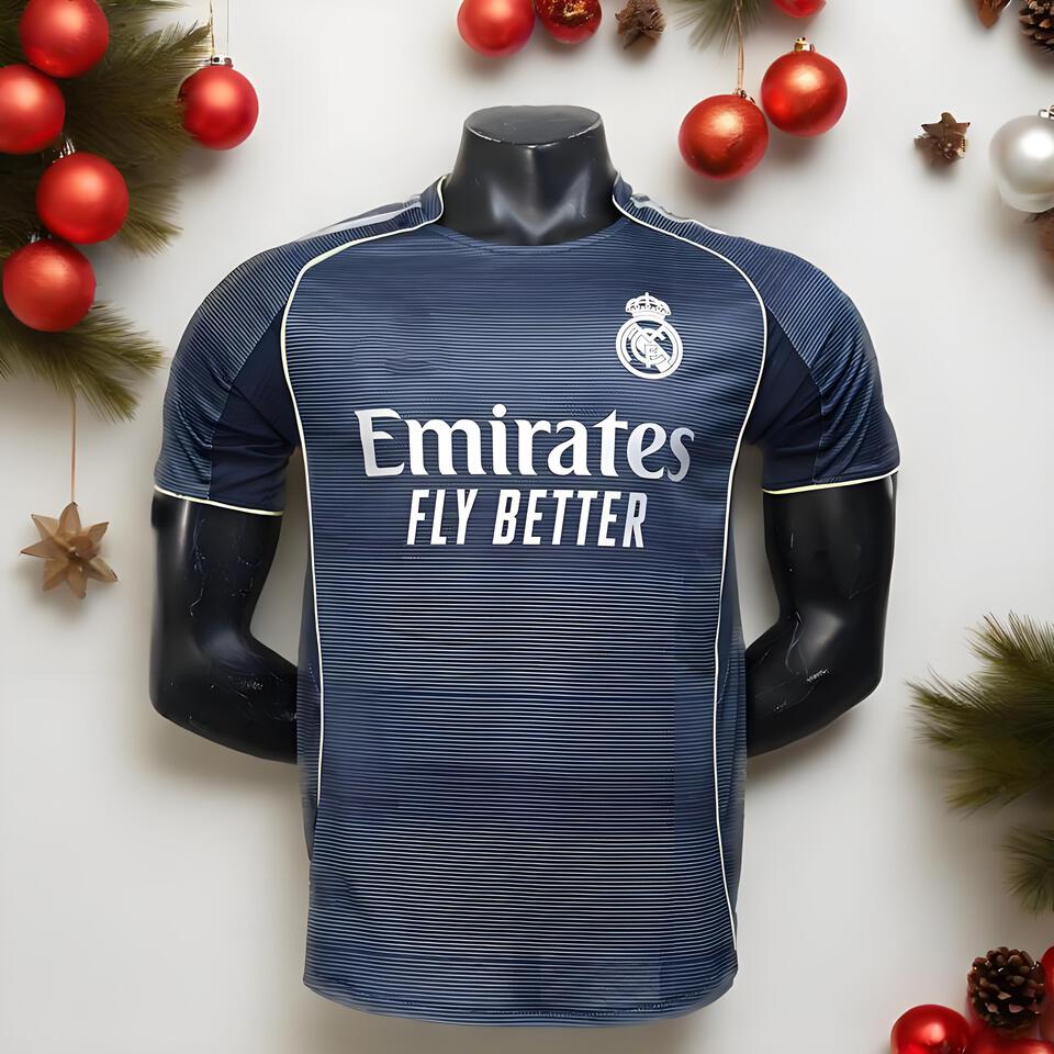 Real Madrid 23-24 Home Jersey, Navy Blue Quick-Dry Football Shirt