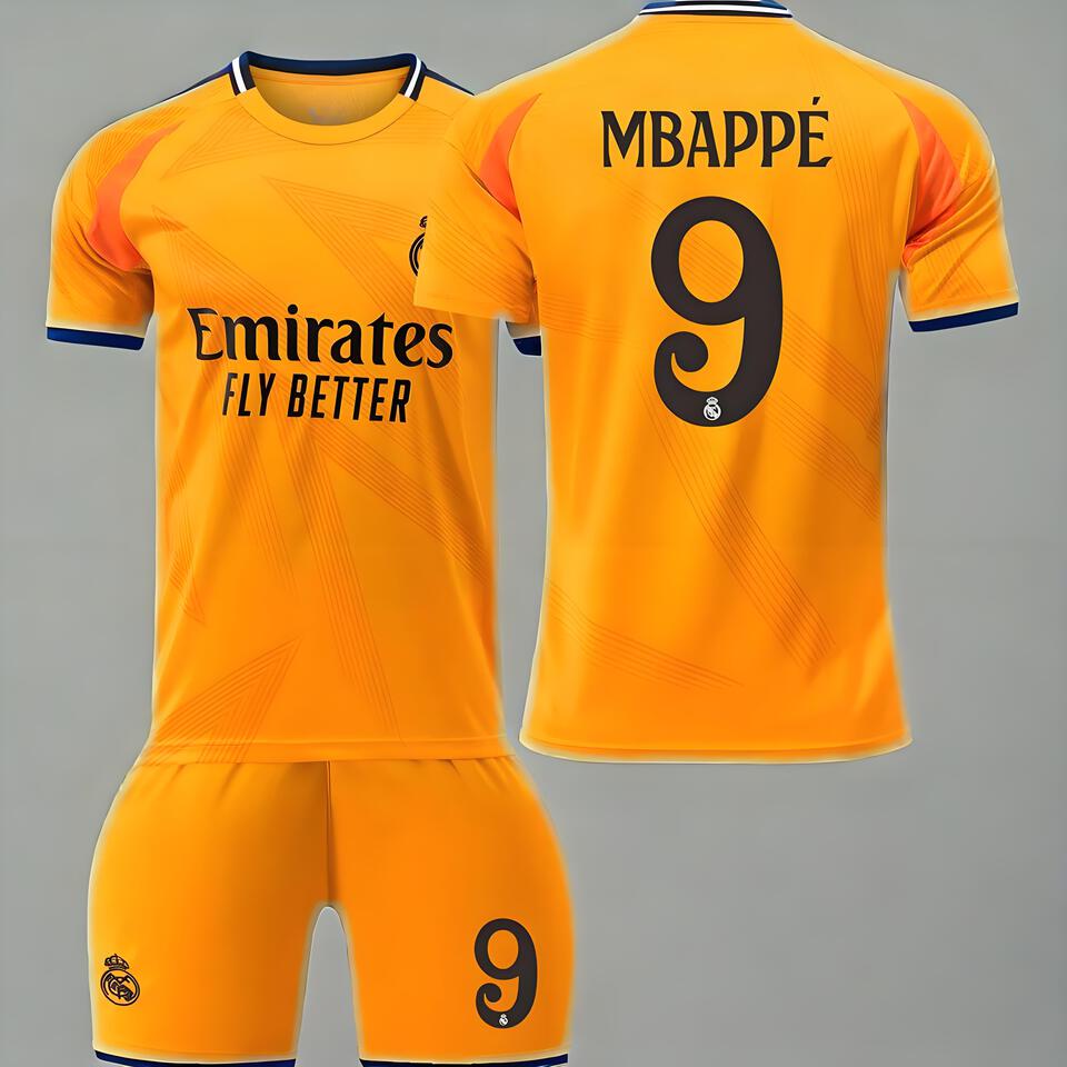 Real Madrid 23/24 Away Yellow Breathable Men's Women's Jersey