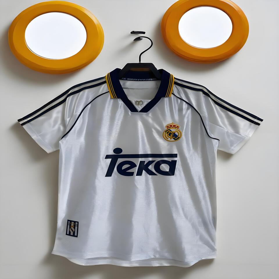 Real Madrid Classic Breathable Moisture-Wicking White Football Jersey