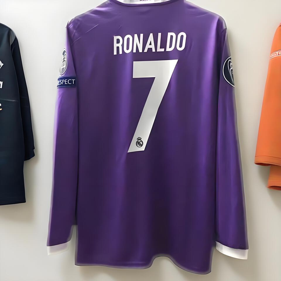 Real Madrid CR7 Purple Jersey | Cristiano Ronaldo 7 Football Shirt