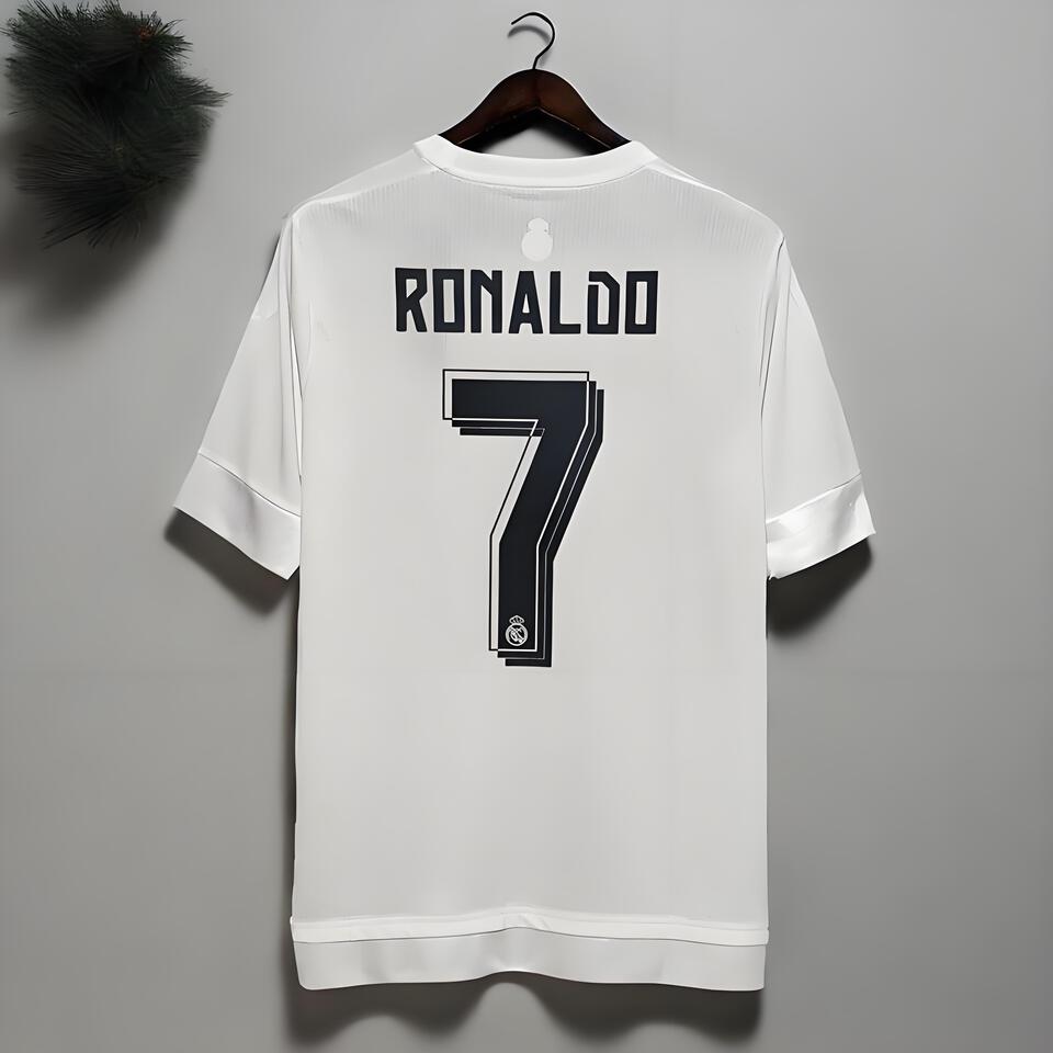 Real Madrid Cristiano Ronaldo Breathable White T-Shirt
