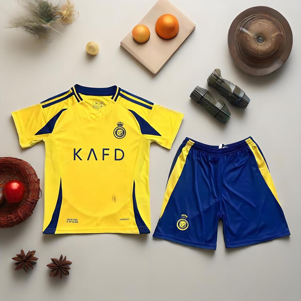 Real Madrid Yellow Navy Football Jersey 2024 - Official Soccer Kit