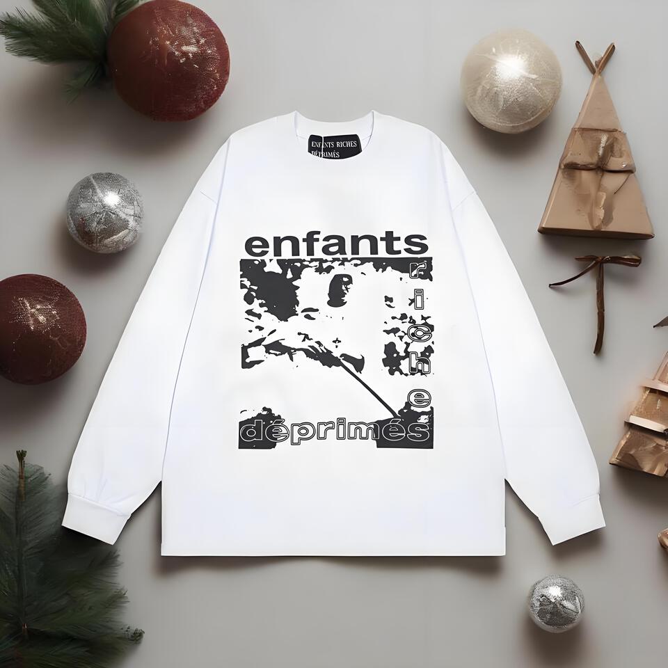 Riches Dark Aesthetic Unisex Oversized Long Sleeve Cotton Streetwear Tee