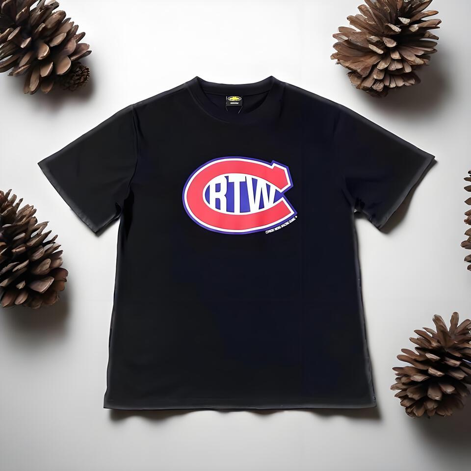 RTW Color Block Cotton Unisex Short Sleeve T-Shirt